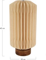 DKNC - Lampe de table Eureka - 22x22x43cm - Wit