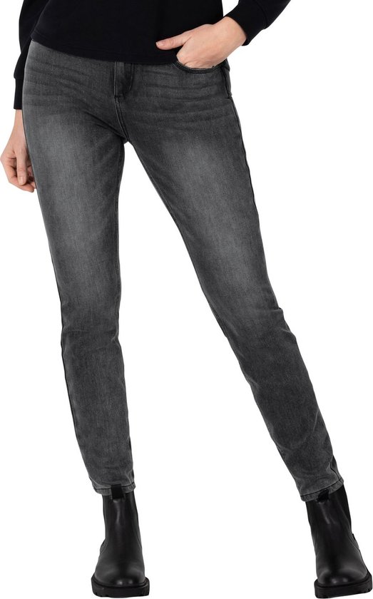 TIMEZONE Dames Jeans TIGHT ALEENATZ WOMANSHAPE skinny Fit Grijs 27W / 32L Volwassenen