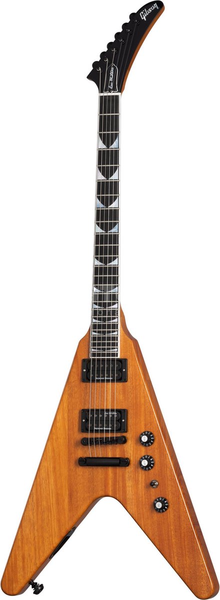 Gibson Dave Mustaine Flying V EXP Antique Natural - Elektrische gitaar