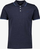 Unsigned heren polo donkerblauw - Maat L