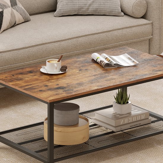 VidaXL Table Basse Noir 120x60x45 Cm Bois D'acajou Massif