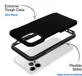 Mobilize Extreme Tough Telefoonhoesje geschikt voor Apple iPhone 13 Hoesje Hardcase Backcover Shockproof - Zwart