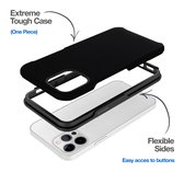 Mobilize Extreme Tough - Telefoonhoesje geschikt voor Apple iPhone 12 Mini Shockproof Hardcase Hoesje - Zwart