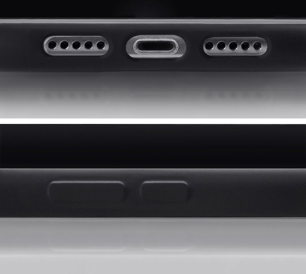 Mobilize Hoesje geschikt voor POCO X6 Pro Telefoonhoesje Flexibel TPU | Mobilize Rubber Gelly Backcover | X6 Pro Case | Back Cover - Matt Black | Zwart