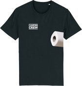 Wc rol camping crew T-shirt heren S - camping - kamperen - campingshirt - heren shirt - grappige shirts - campingkleding