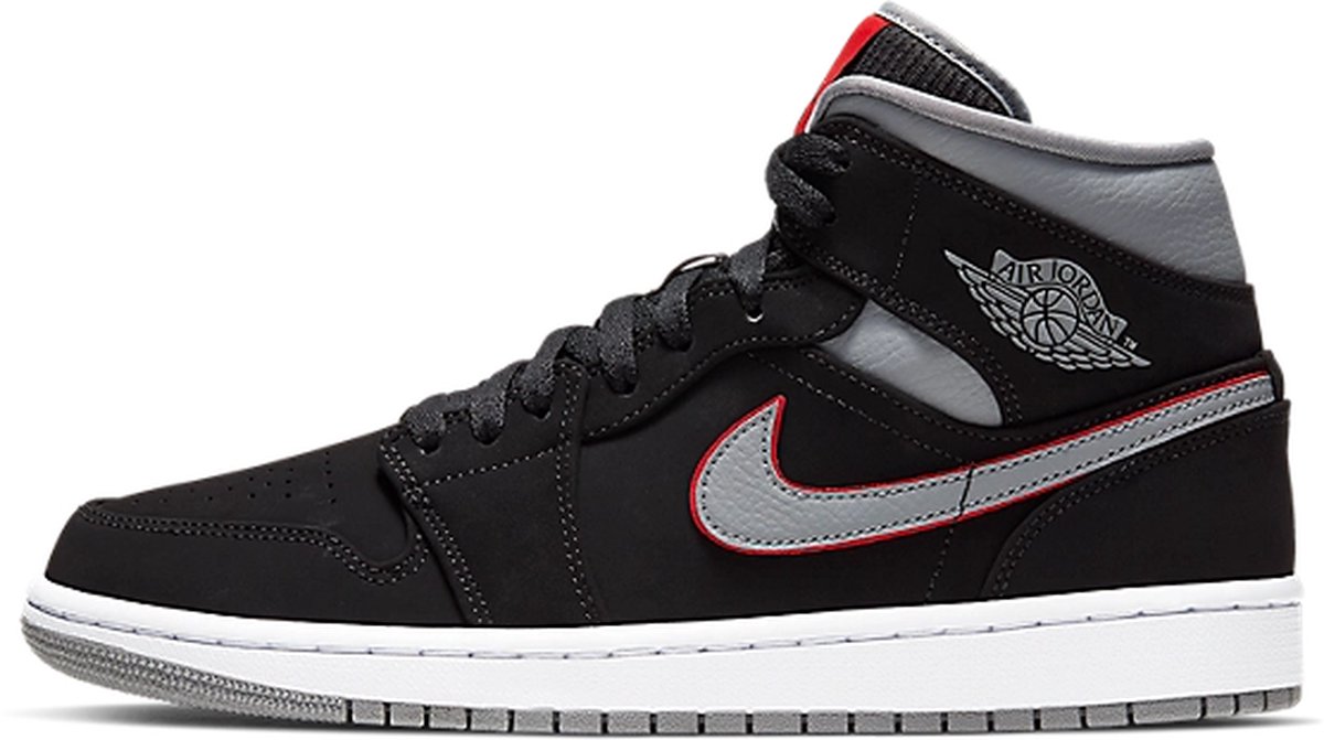 Nike Air 1 Mid 554724-060 Mannen Sneakers Zwart