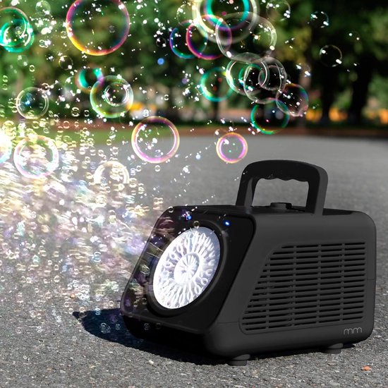 MikaMax - mm Bubble Machine - Bellenblaas Machine - Zomer Gadget - Draadloos - Met verlichting - 2 Snelheden - Geschikt voor binnen en buiten
