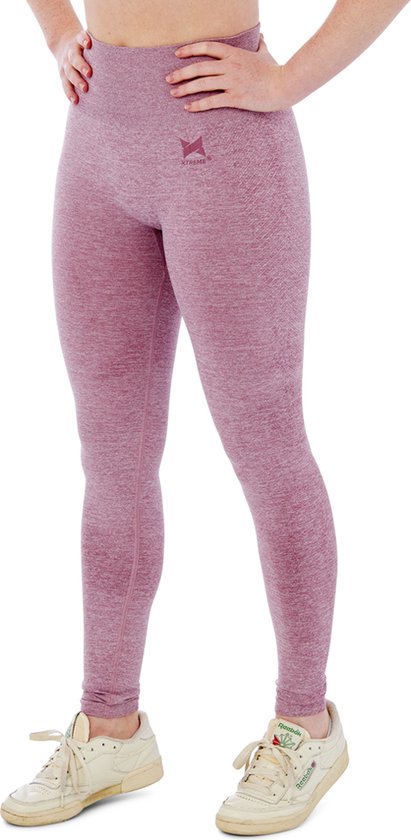 Sportlegging Dames High Waist - Rozes - Maat L - Legging Dames - Sportkleding Dames Legging