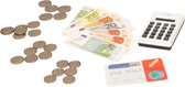 Set d'argent fictif - avec calculatrice et carte bancaire - Play shop
