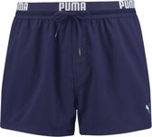 PUMA Swim Logo Short Heren Zwembroek - navy - Maat XL