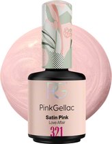Pink Gellac 321 Powder Pink Gel Lak 15ml - Roze Gellak Nagellak - Gelnagels Producten - Glanzende Gel Nails
