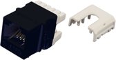 DINTEK - Keystone jack (10 pcs) - CAT6 - F-jack - Unshielded - 1305-04049