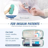 Insuline koeltas voor reistas, Eva insuline tas voor insuline pen, insuline en andere diabetici-accessoires, diabetici-tas (groen)