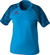 Erima Evo Star Shirt Korte Mouw Dames - Curaçao / New Navy | Maat: 38