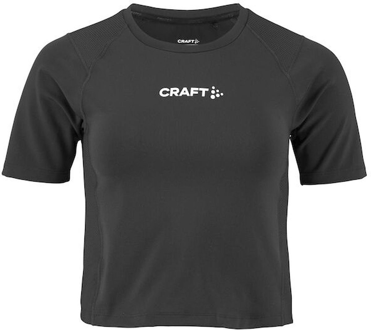 1200x1066.jpg Craft Rush 2.0 Crop Top Dames - Zwart | Maat: L - Afbeelding 1