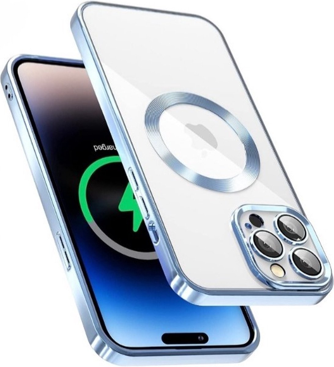 Cityhoesje-iPhone 15 Pro -Magnetic Magsafe Lens-Backcover