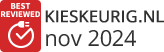 Dit product was in november 2024 ''Best Reviewed'' op Kieskeurig.nl