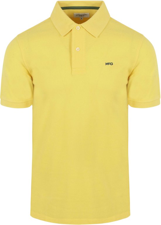 McGregor - Classic Piqué Polo Geel - Regular-fit - Heren Poloshirt Maat XL