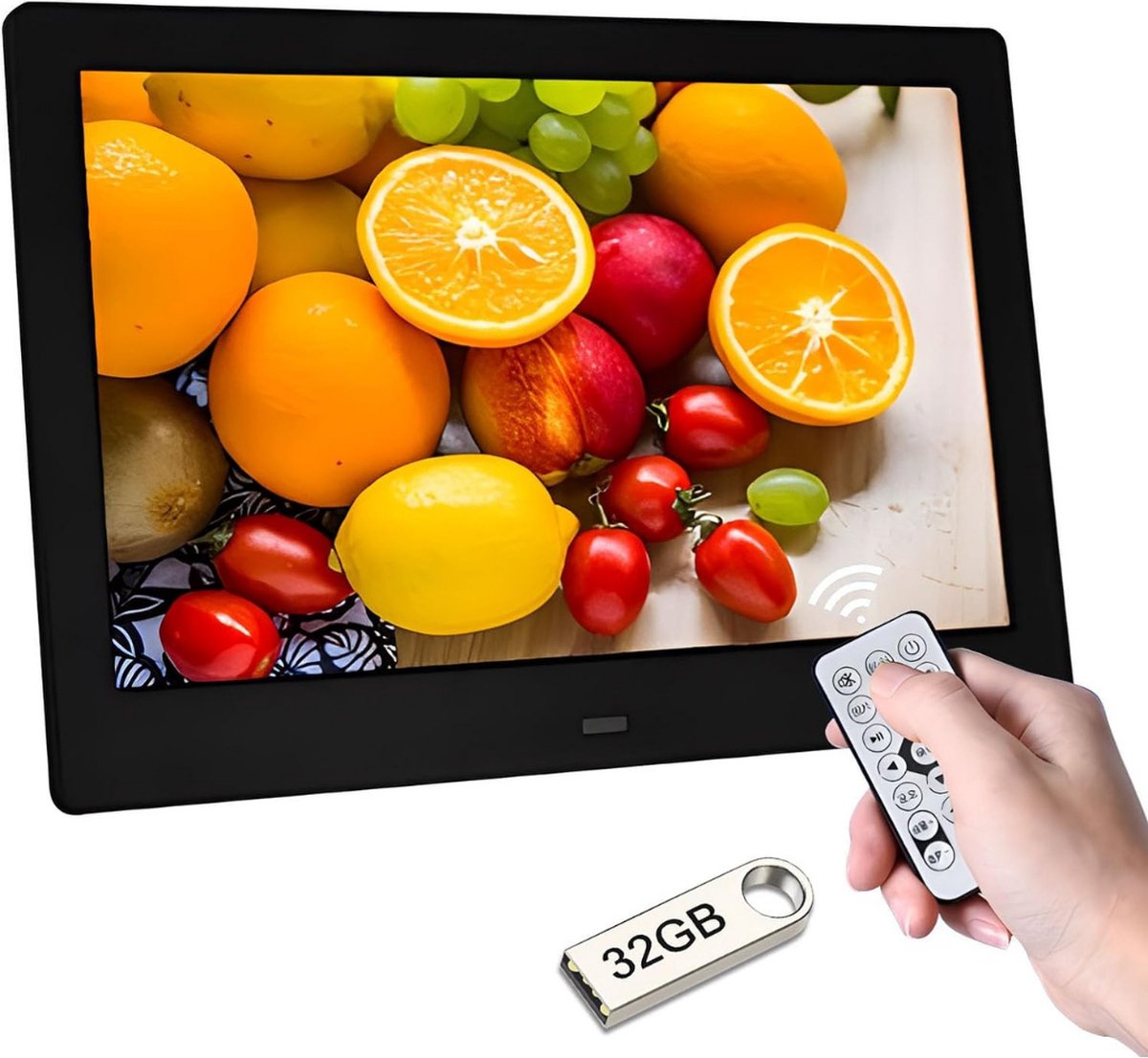 Digitale Fotolijst incl. USB en Afstandbediening - Alarm - Digitale - €89,00