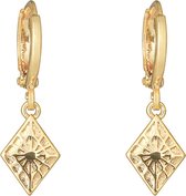 Oorbellen - Lovely Diamond - Gold plated