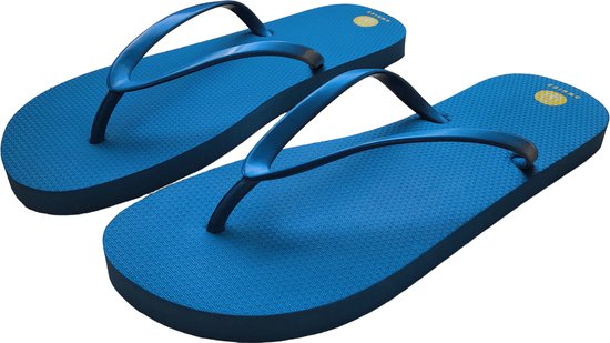 Owniez Flip Flops - Uni Teal Teenslippers - Dames - Comfortabele en Duurzame Slippers - Maat 41/42