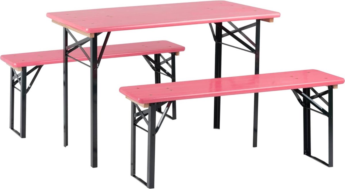 Bol.com Hirschgarten houten tuinset voor balkon aanbieding