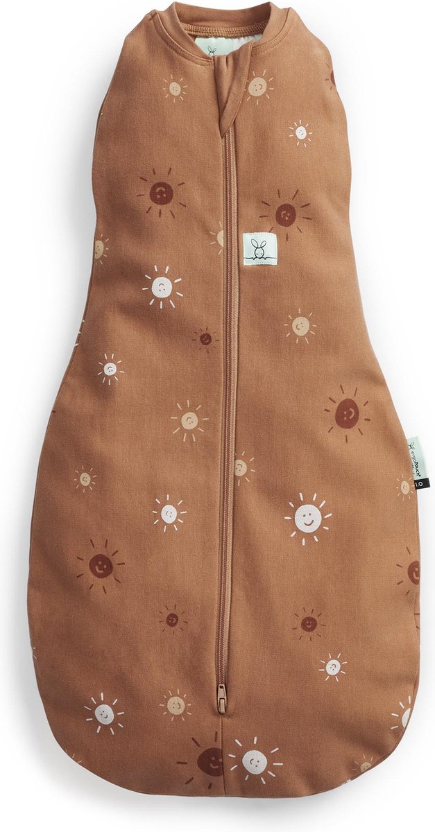 Ergopouch Cocoon inbaker slaapzak- 0,2 Tog - Slaapzak Baby - Inbakerslaapzak - Slaapzakken- Zomerslaapzak - 3-6 md - Sunny