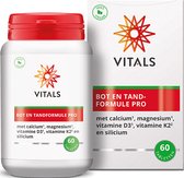 Vitals Bot- en tandformule pro - 60 tabletten. Met calcium, magnesium, vitamine D3, vitamine K2 en silicium