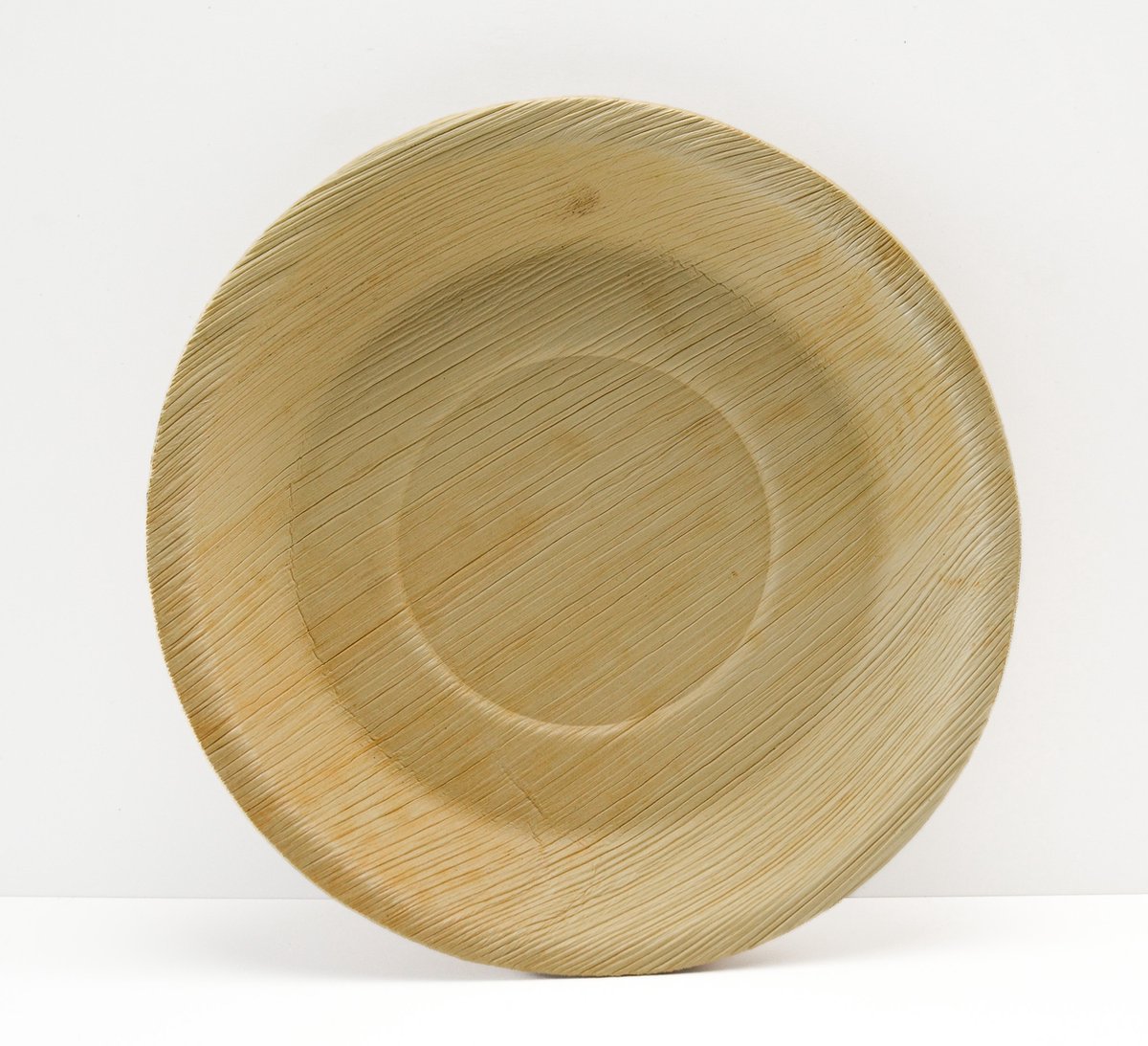 Palmblad bord 25cm Ø - 100 stuks - Biologisch Afbreekbaar - Milieuvriendelijk - Magnetronbestendig