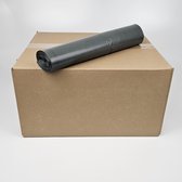 Sac poubelle gris - 300 sacs - 80 litres - LDPE recyclé - 70 cm x 90 cm (Strong 120 Bag)