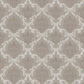 Papier peint aspect textile Profhome 956296-GU papier peint textile texturé aspect textile beige gris mat 5,33 m2
