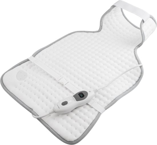 Lanaform - Heating Blanket Back - Electrische Deken 1 Persoon - Elektrische Nekwarmer - Elektrische Rugwarmer - Elektrisch Kussen - 3 Warmtestanden - Extrazachte Fleece - Machinewasbaar