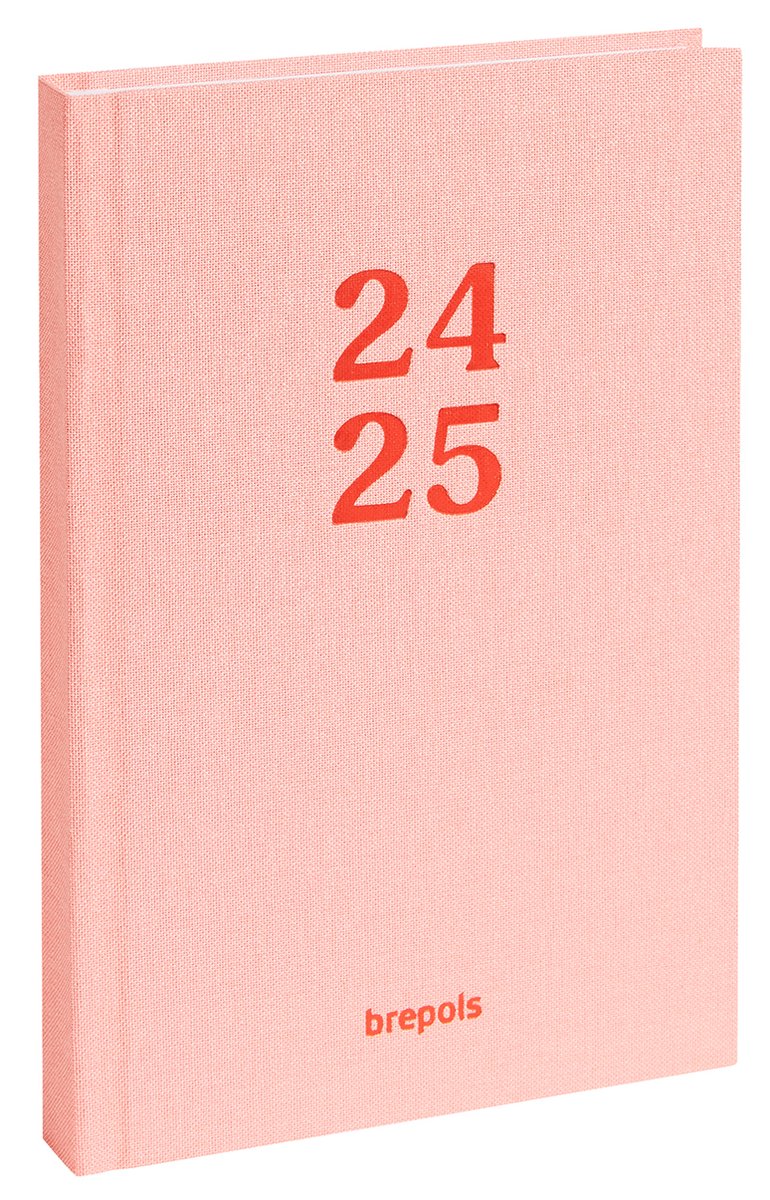 Brepols agenda 2024-2025 - STUDENT - RAINBOW - Weekoverzicht - Roze - 9 x 16 cm