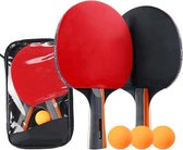 Professionele Tafeltennisset - Batjes, Ballen, en Net - Voor Indoor en Outdoor Gebruik - Speelplezier voor Alle Niveaus