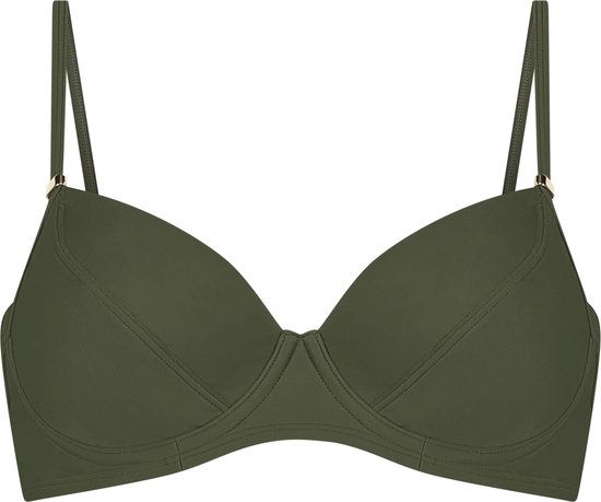 Hunkemöller Dames Badmode Bikinitop Luxe - Groen - maat F75