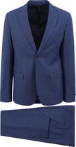 Suitable - Strato Toulon Kostuum Wol Mid Blauw - Heren - Maat 98 - Slim-fit