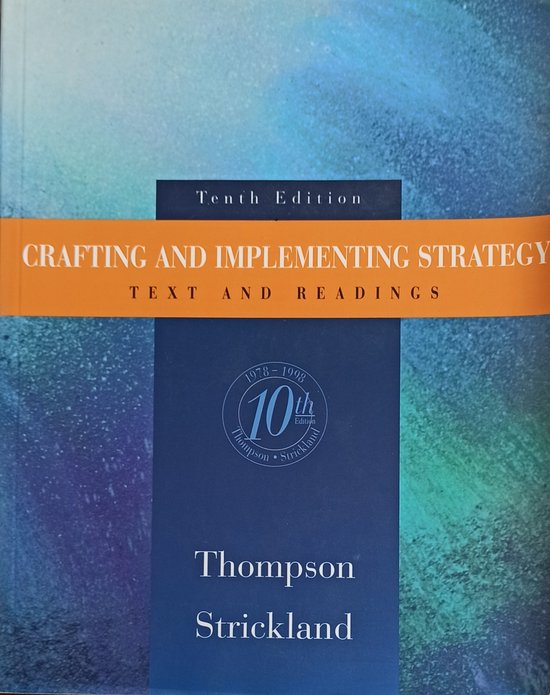 Crafting and Implementing Strategy - cover