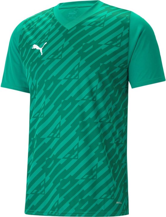 Puma Team Ultimate Shirt Korte Mouw Kinderen - Pepper Green | Maat: 128