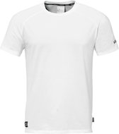 Uhlsport Id T-Shirt Kinderen - Wit / Zwart | Maat: 140