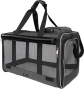 BOTC sac de transport Animaux -sac de transport pour chiens et chats-45*28*27 CM-sac de Animaux domestiques - Zwart