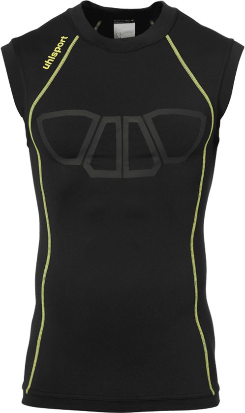 Foto: Uhlsport bionikframe tank top heren zwart fluogeel maat l