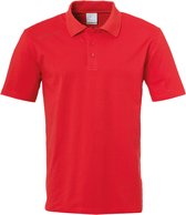 Uhlsport Essential Polo Heren - Rood | Maat: M
