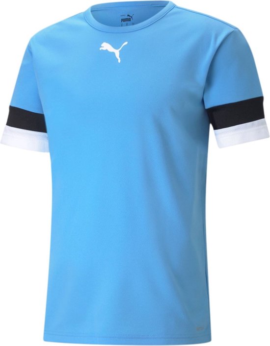Puma Teamrise Shirt Korte Mouw Heren - Hemelsblauw | Maat: 3XL