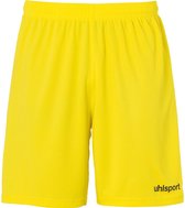 Uhlsport Center Basic Short Kinderen - Geel / Zwart | Maat: 152