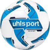 Uhlsport 350 Soft Lightbal - Wit / Cyaan / Marine | Maat: 4