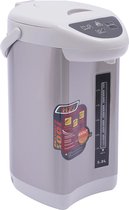 Momentum® - Draagbare Heetwaterdispenser 5.8L - Thermopot - Waterdispenser - Drankdispenser - Waterboiler - 750W - Warm houden van dranken - 38x20x22cm - Wit/Grijs
