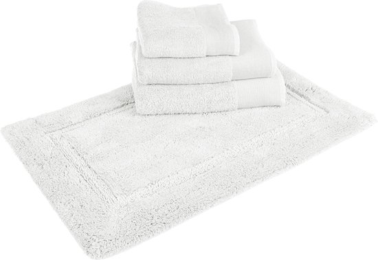 Bamboe Handdoeken, 2 stuks, 50 x 90 cm, Hypo-allergeen, antibacterieel voor de badkamer (wit)