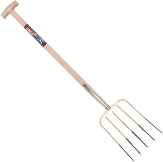 Talen Tools - Mestvork - 5 tanden - Steel 100 cm - Met stift van Talen Tools — afbeelding 2