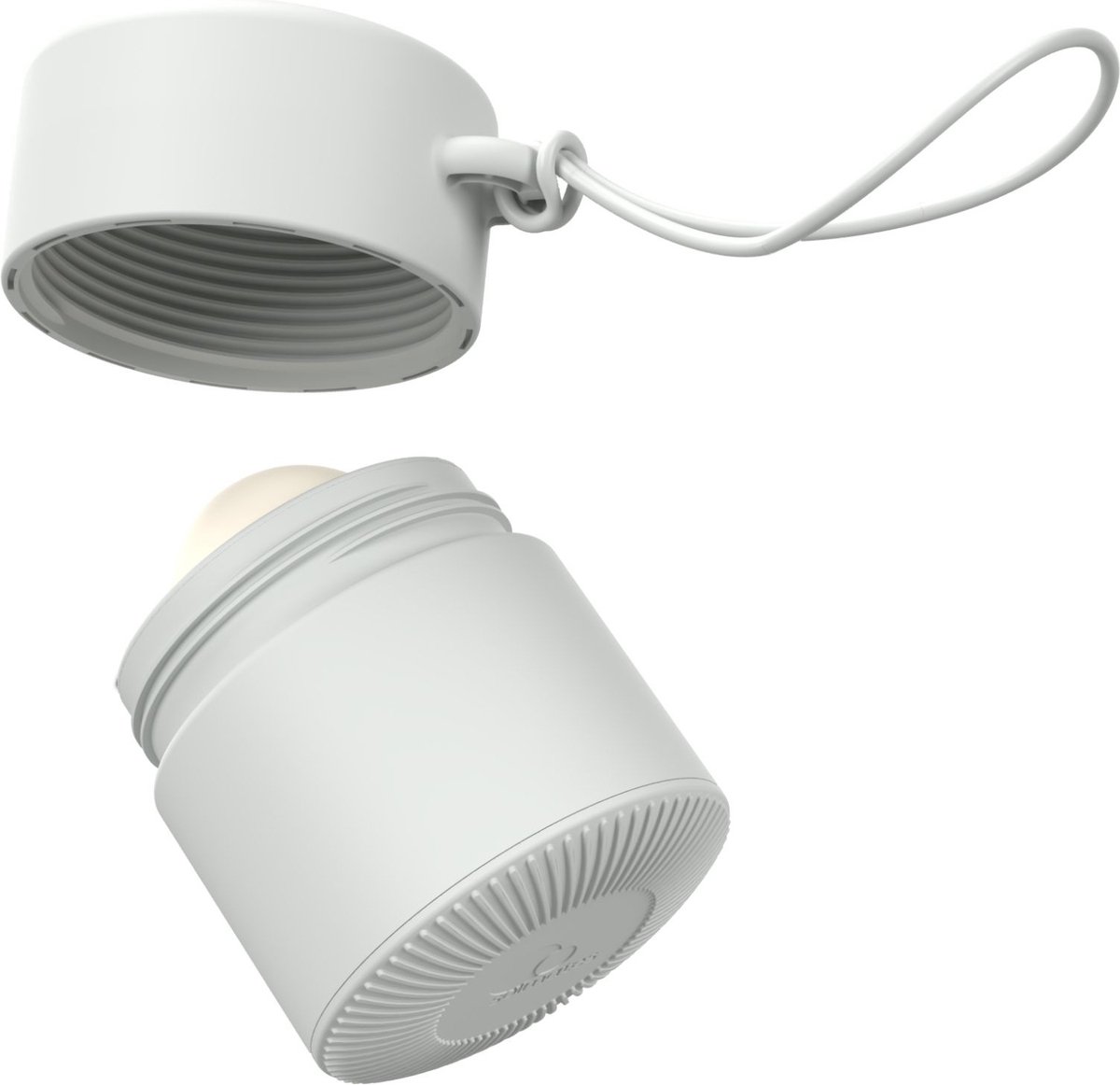 Solmates Ghost Gum Grey Refillable Sunscreen Applicator - Zonnebrandkwast - Zonnebrand kwast - Body Roller - Hervulbare Zonnebrandcrème Applicator - baby - zonnebrand - zonnebrandcrème