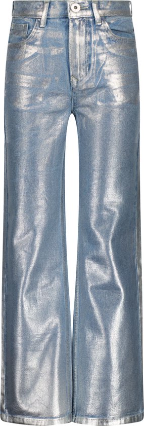 Vingino meisjes jeans Cato, metallic denim maat 122